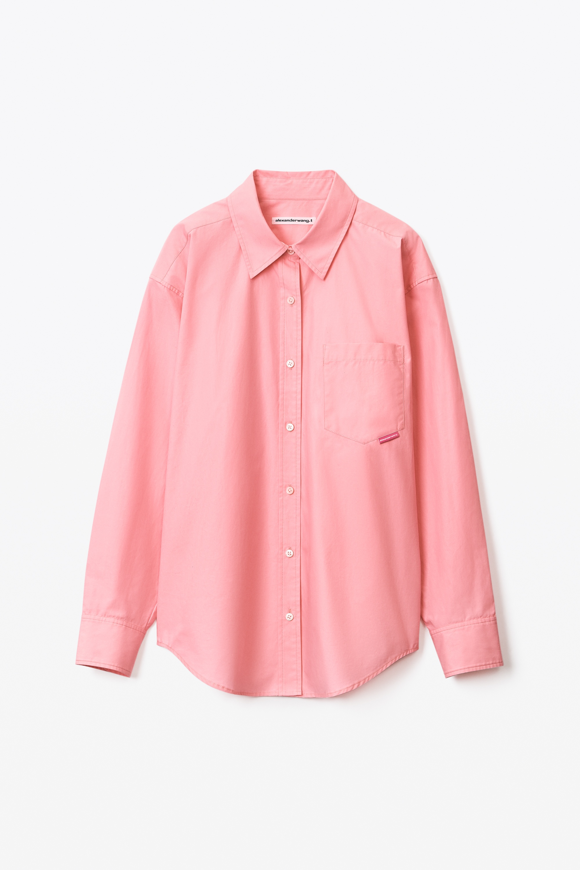 BOYFRIEND SHIRT IN COMPACT COTTON - 1