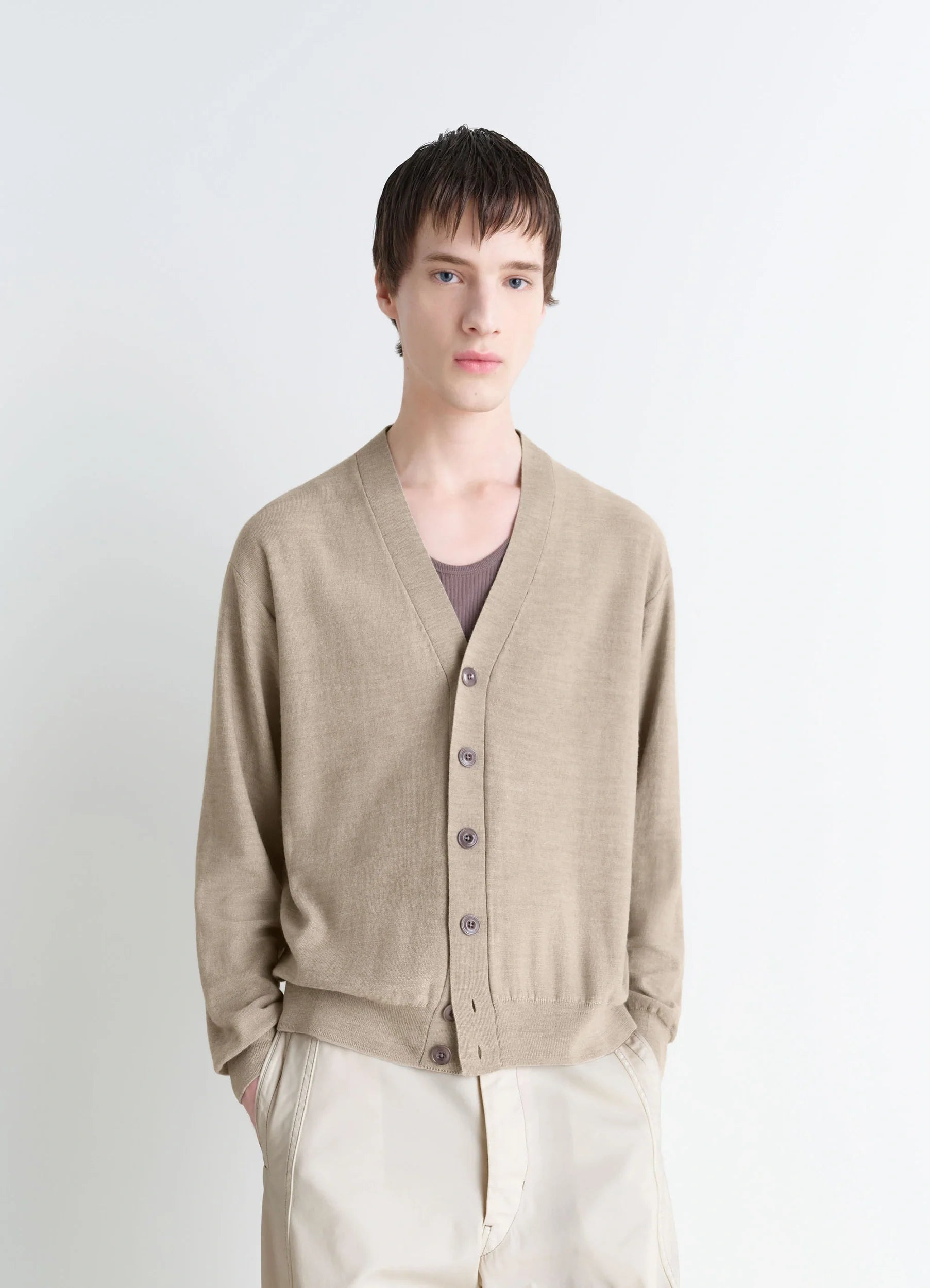 RELAXED TWISTED CARDIGAN - 5