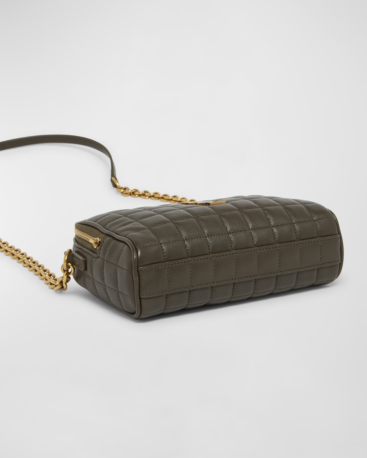 Cassandre Mini YSL Camera Bag in Quilted Smooth Leather - 2
