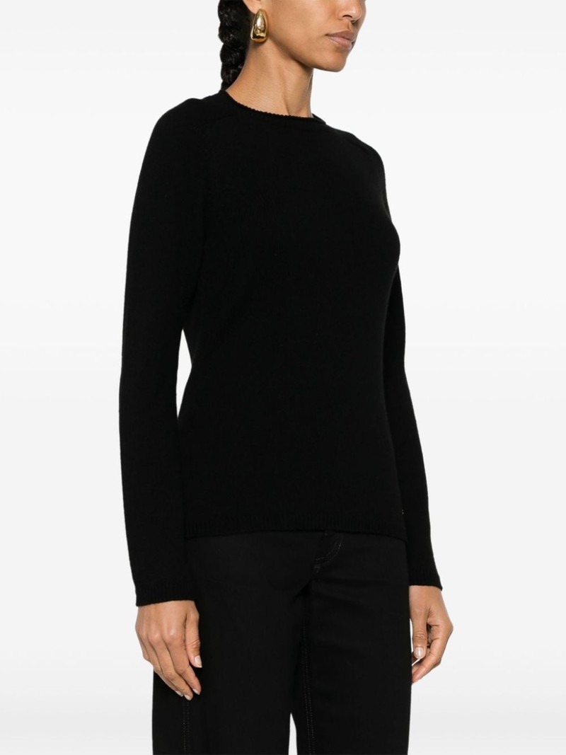 logo-plaque cashmere jumper 3
