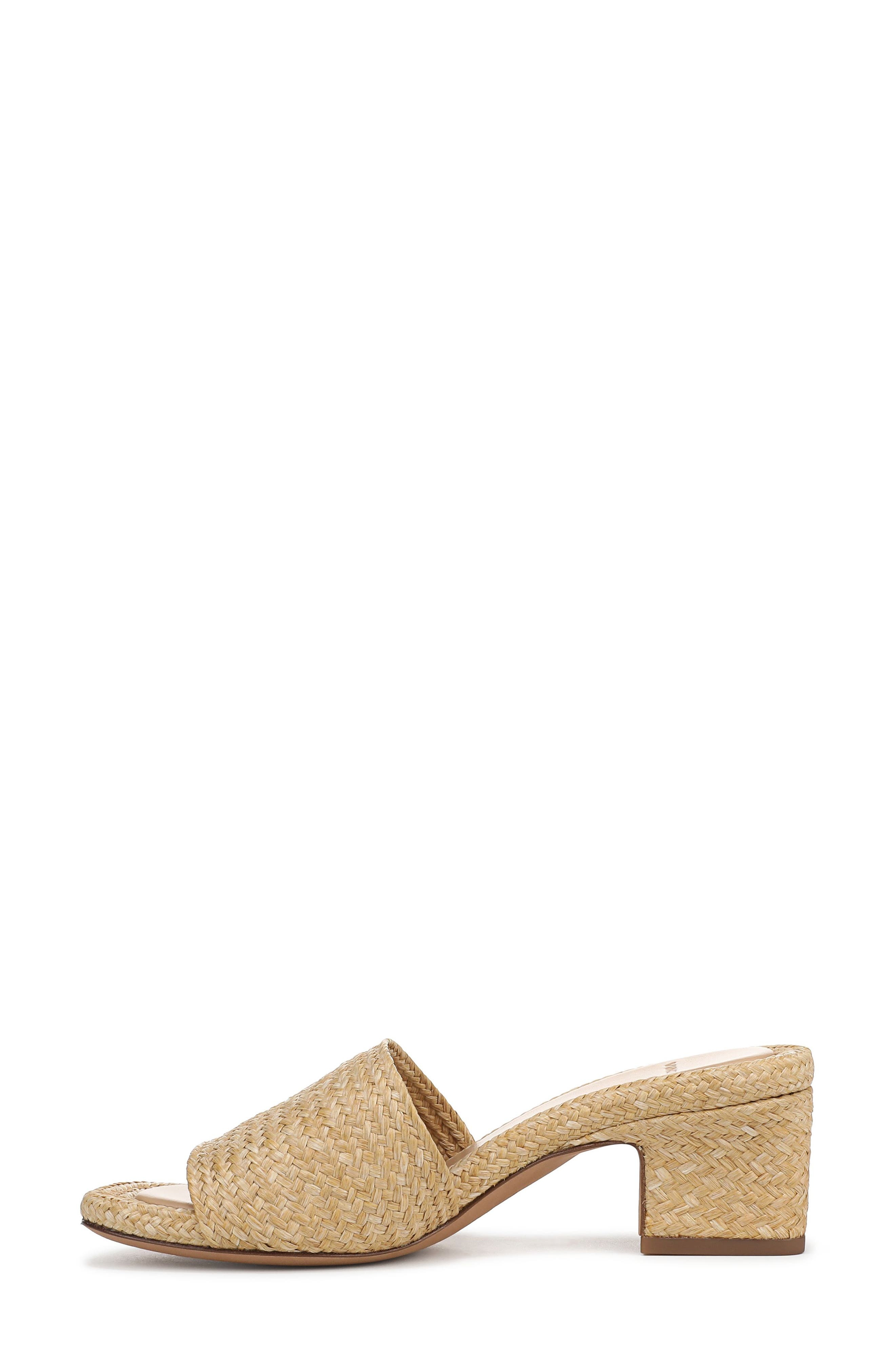 Vince Ariana Raffia Slide Sandal in Toasted Wheat at Nordstrom - 9