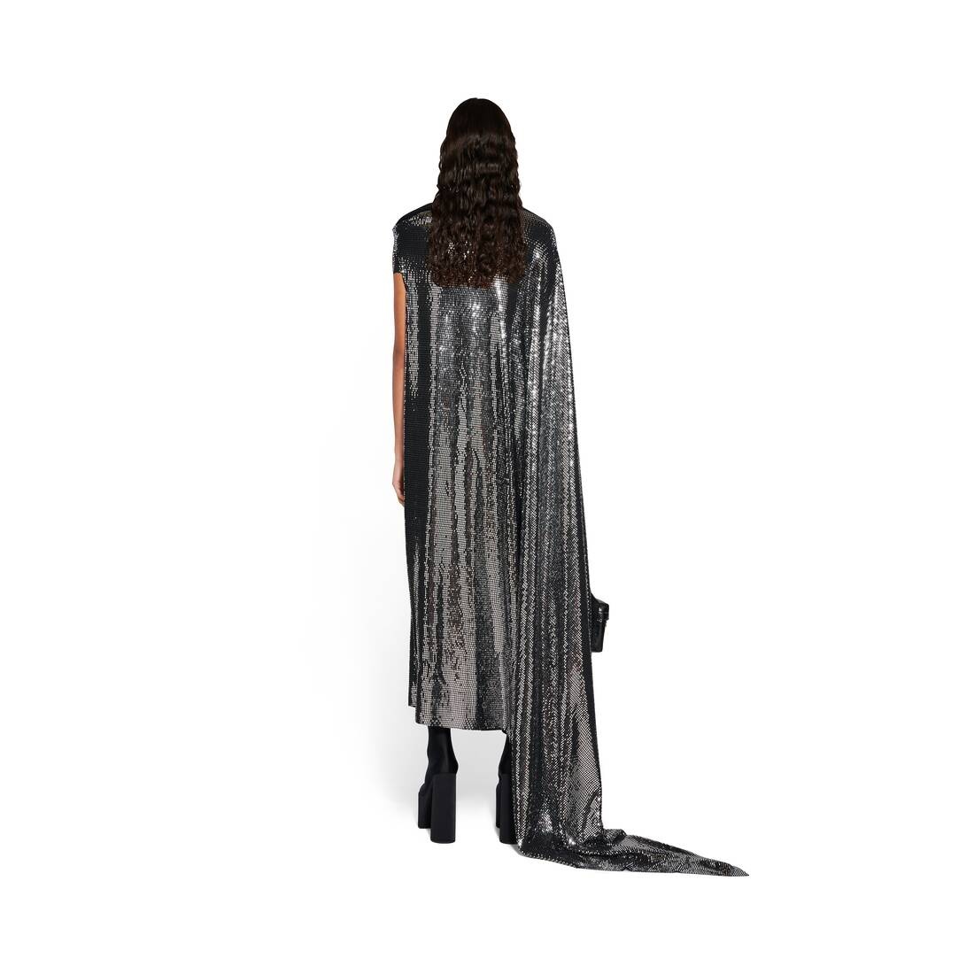 Women's Minimal Gown in Black - 4