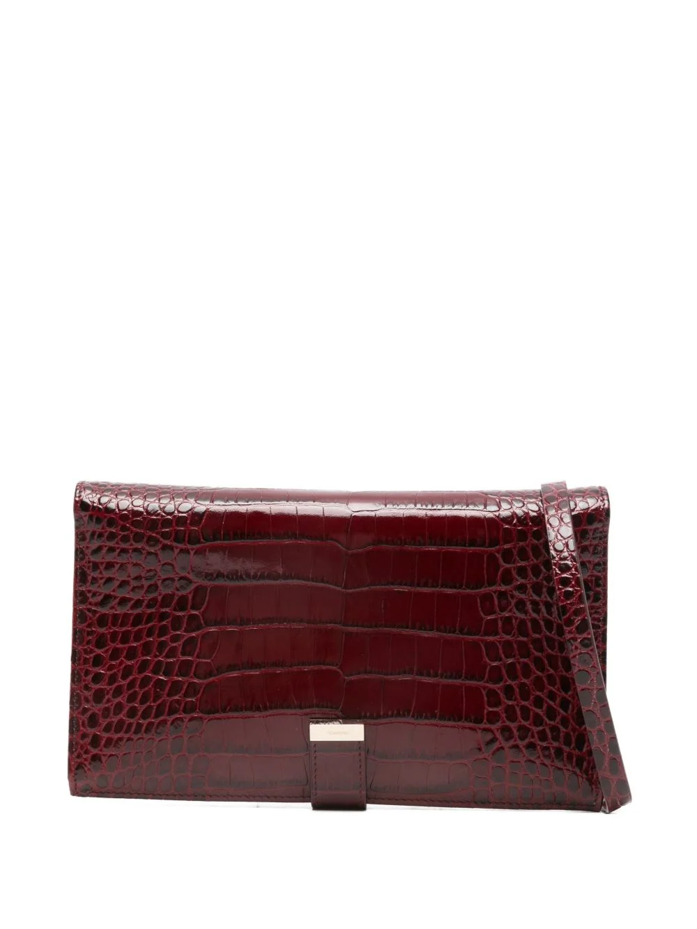 croc-embossed wallet - 1