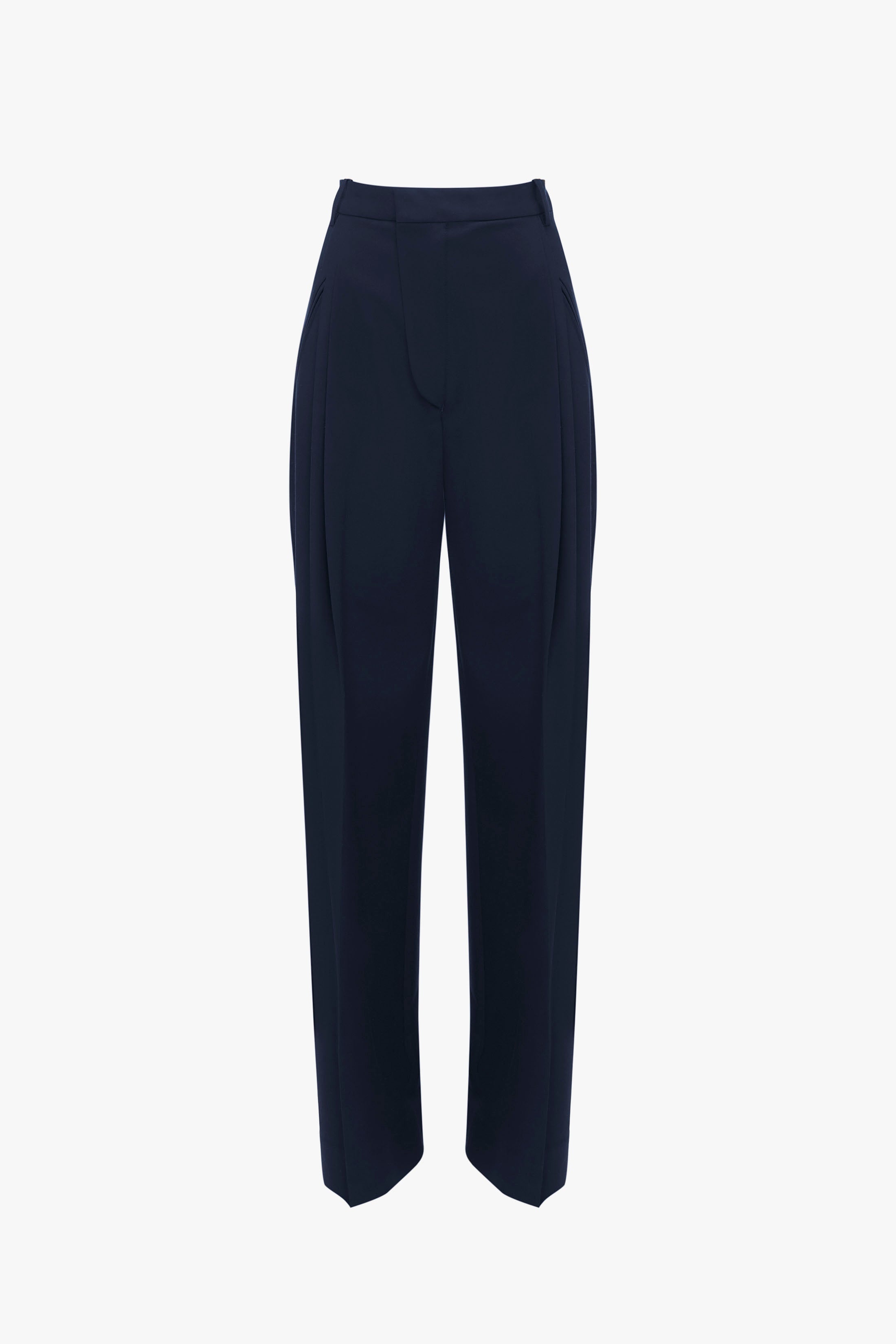 Wide Leg Trouser In Midnight - 1