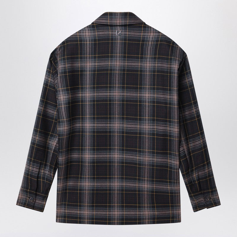 Fendi Go-To Jacket Tartan Brown Men - 2