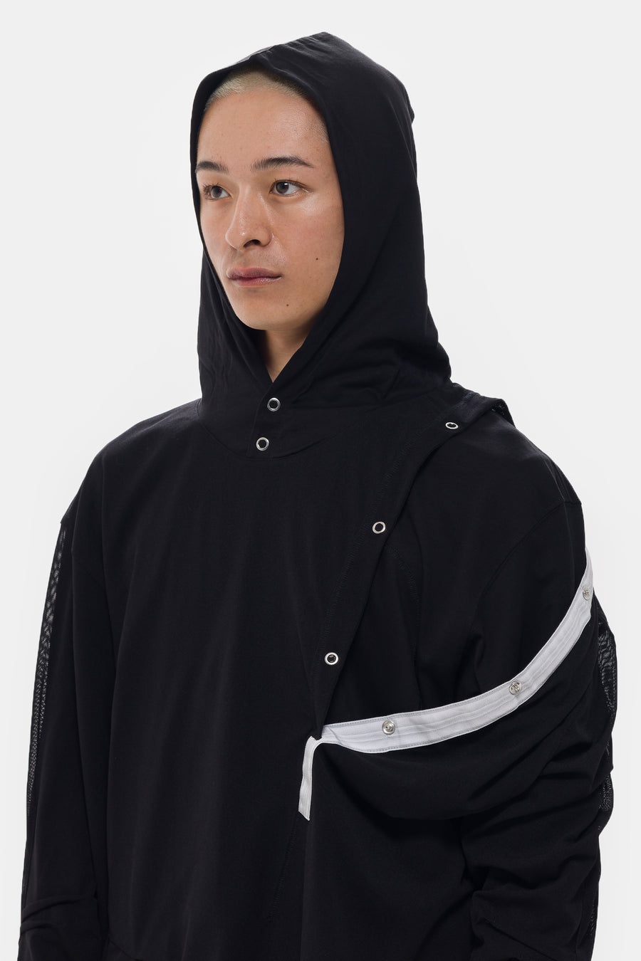 Inex Hooded Top in Black - 4