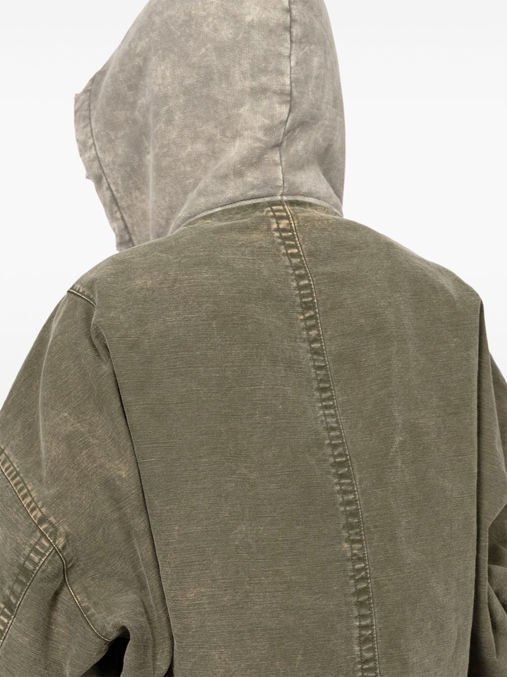 double layered flight jacket - 6