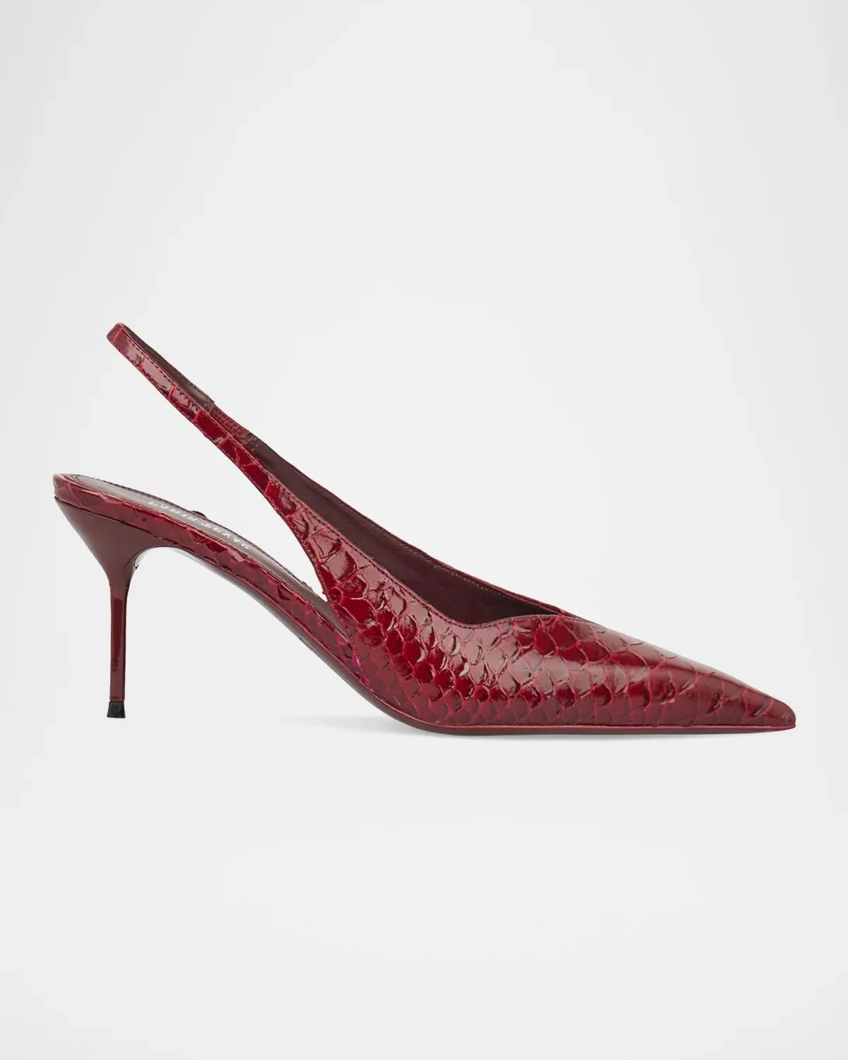 Lidia 70MM Leather Slingback Pumps - 1