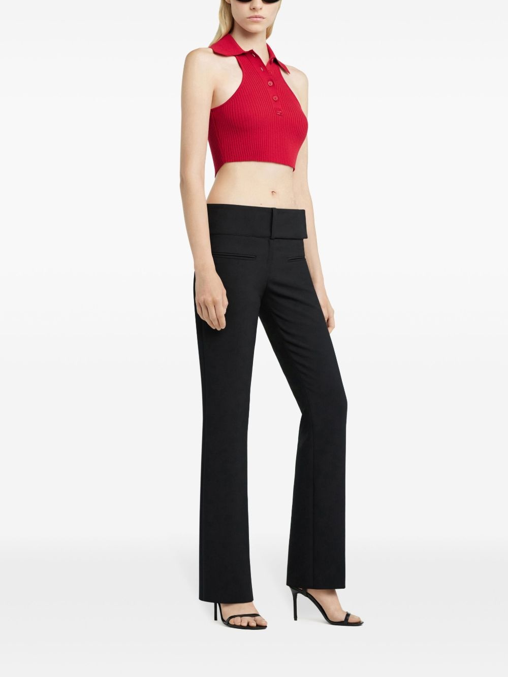 scuba-knit tank top - 3