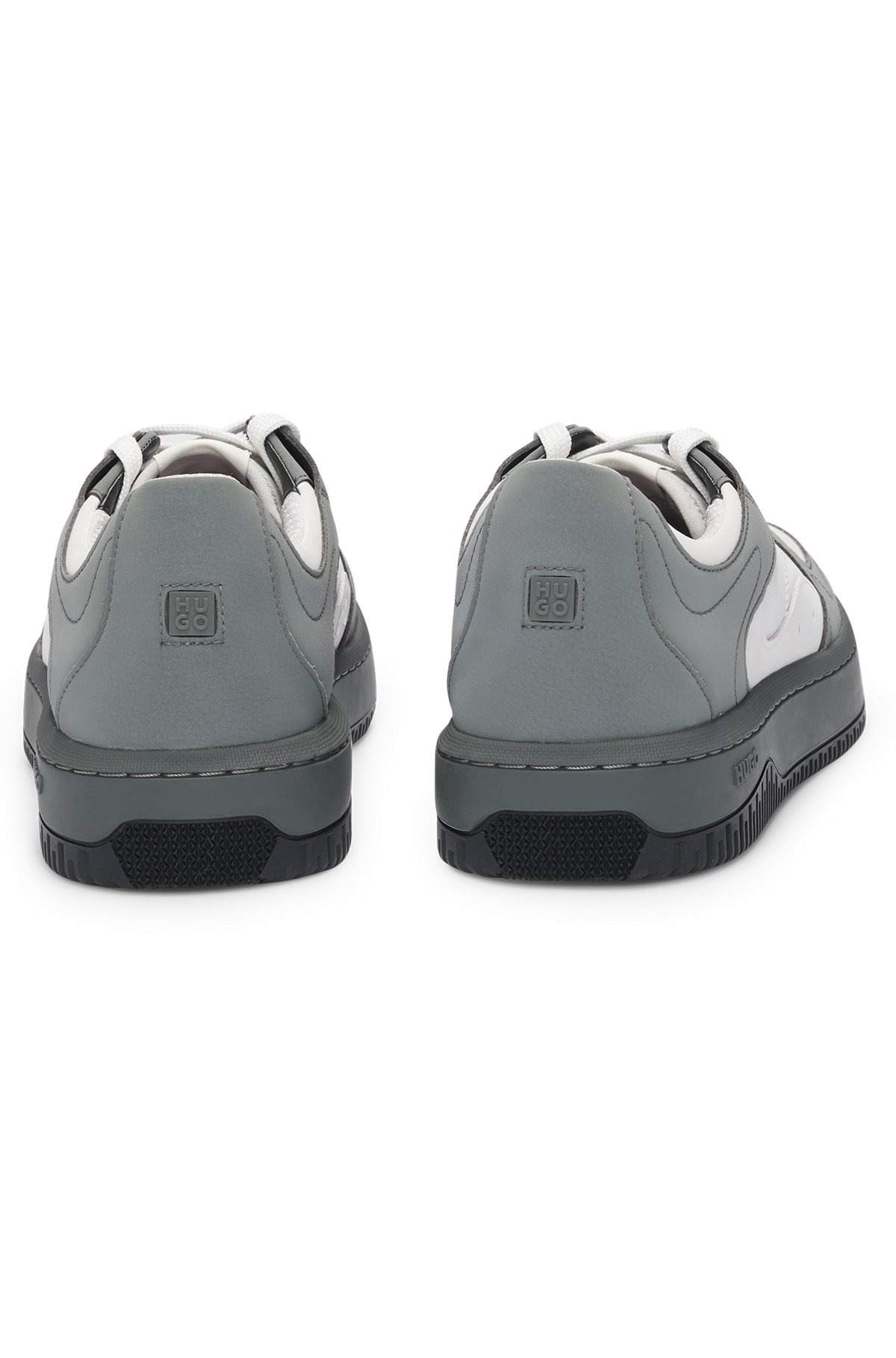 MIXED-MATERIAL TRAINERS WITH NUBUCK UPPERS - 5