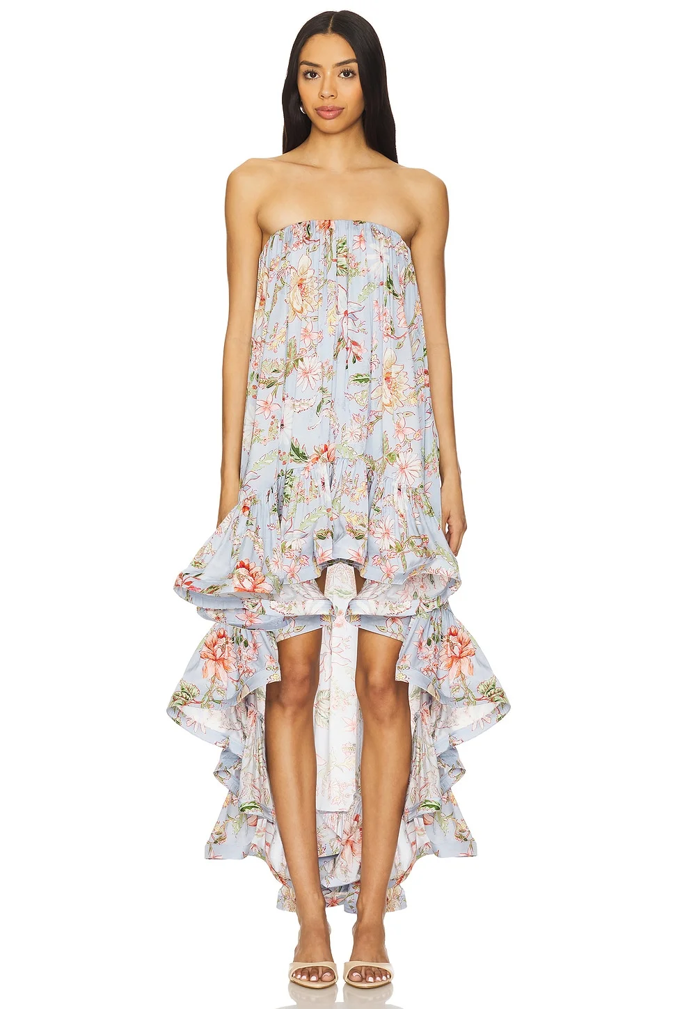 X Revolve High Low Long Dress - 1