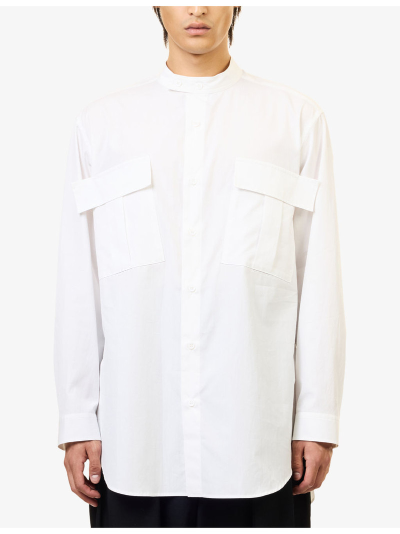 Flap-Pocket Relaxed-Fit Cotton Shirt 3