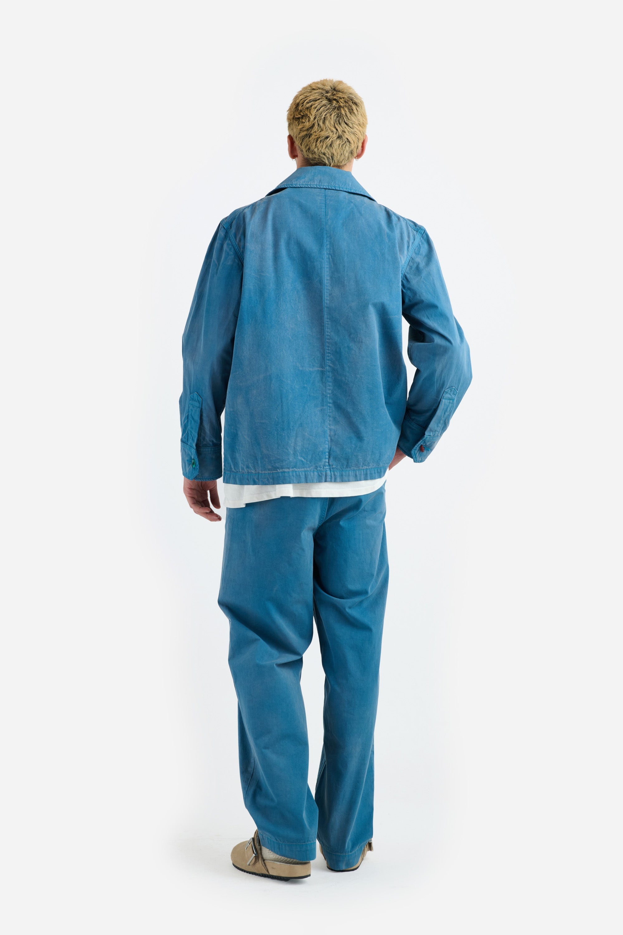 SILVANO WASHED CHORE JACKET - 4
