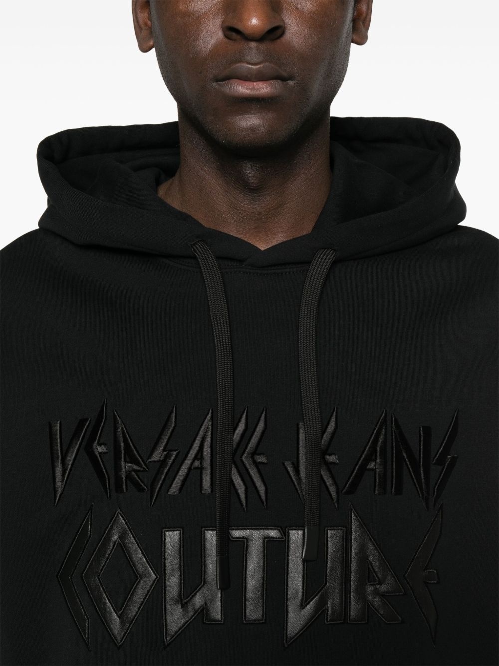 logo-embroidered hoodie - 5