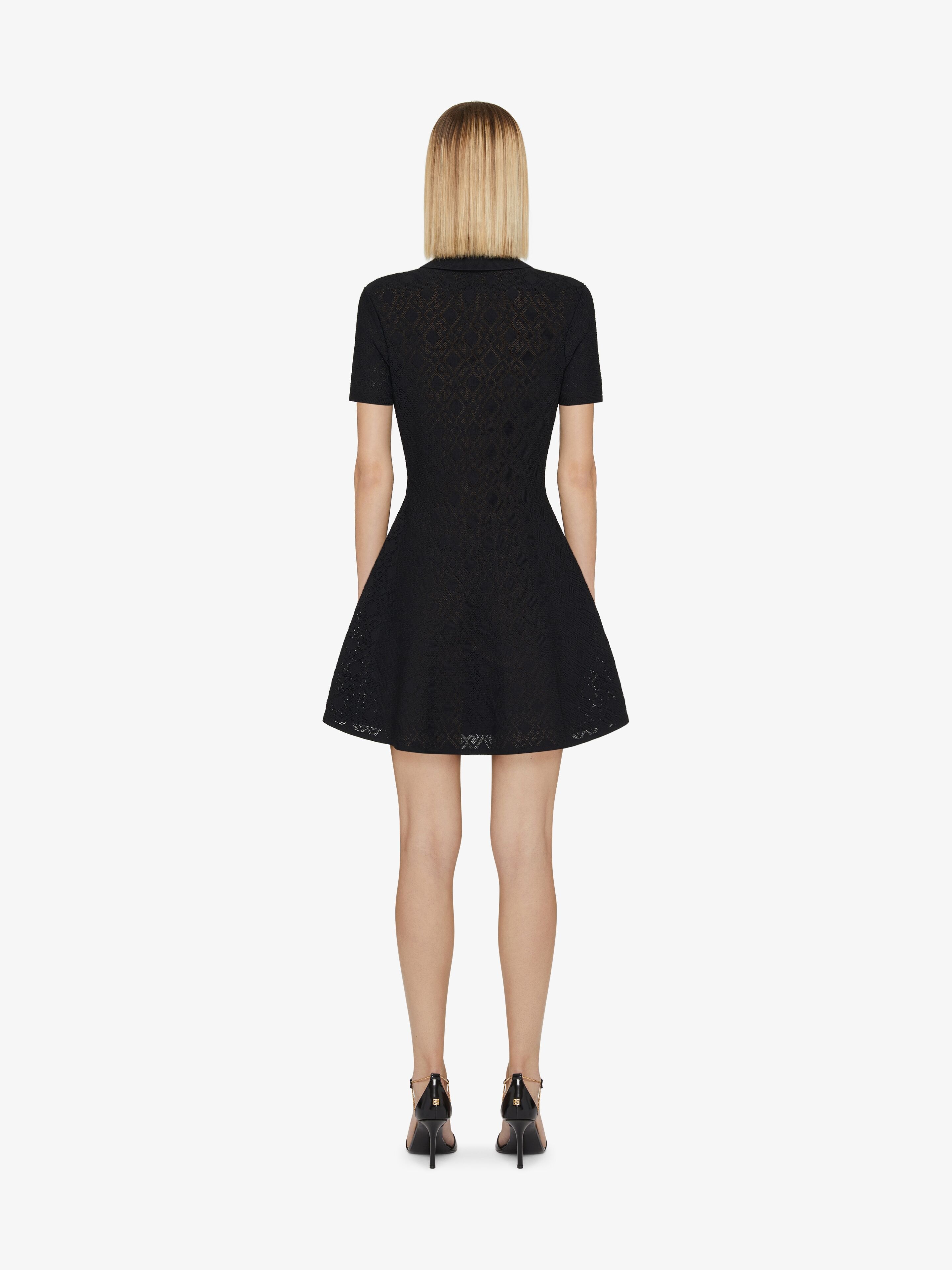 POLO DRESS IN MONOGRAM 72 JACQUARD - 3