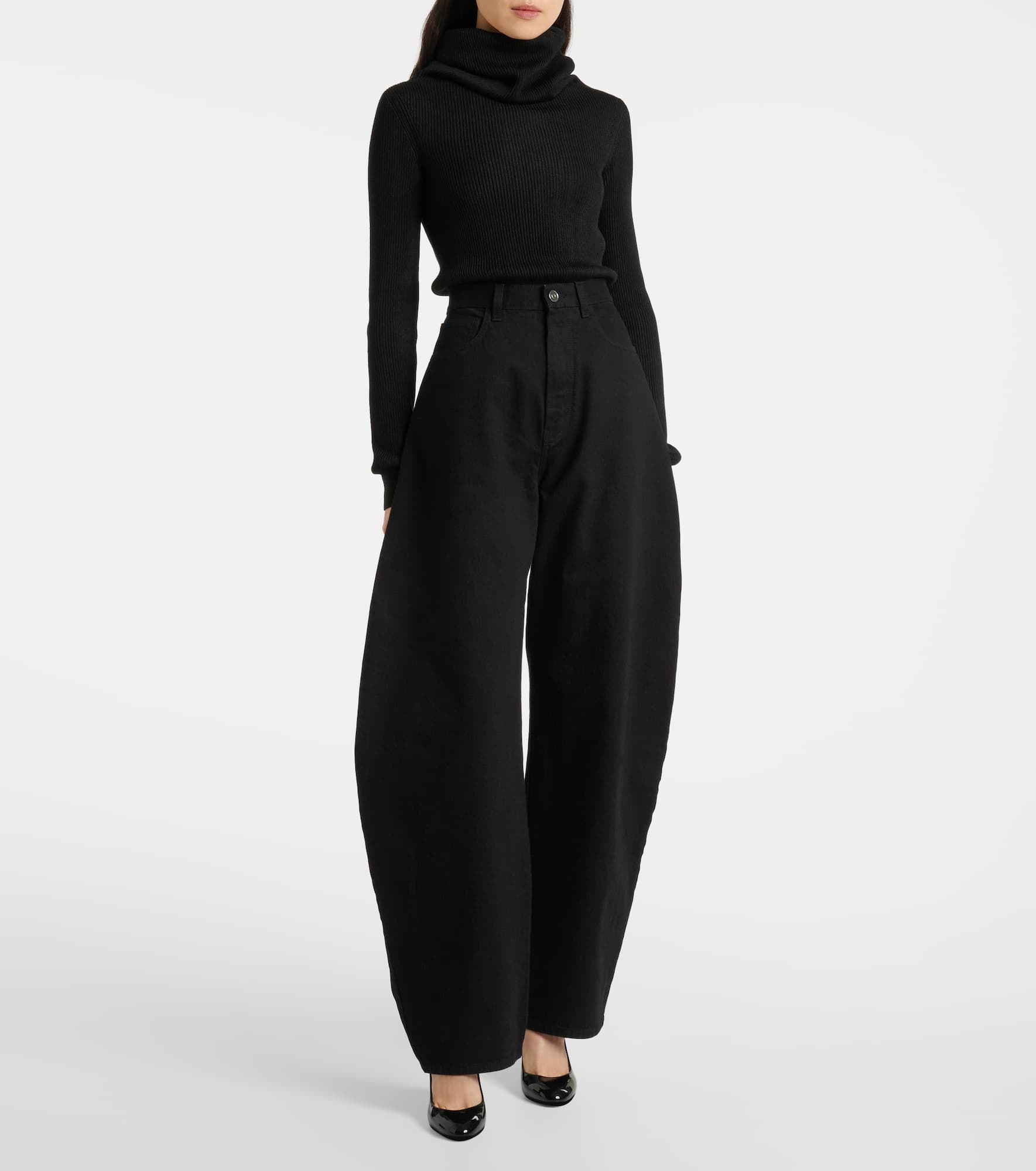Wool-blend turtleneck sweater - 2
