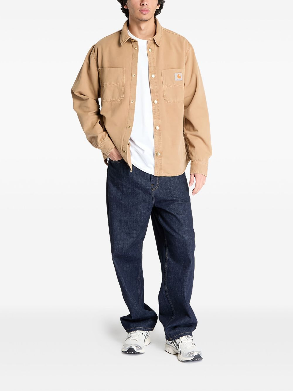 Conro patch-pocket button overshirt - 2