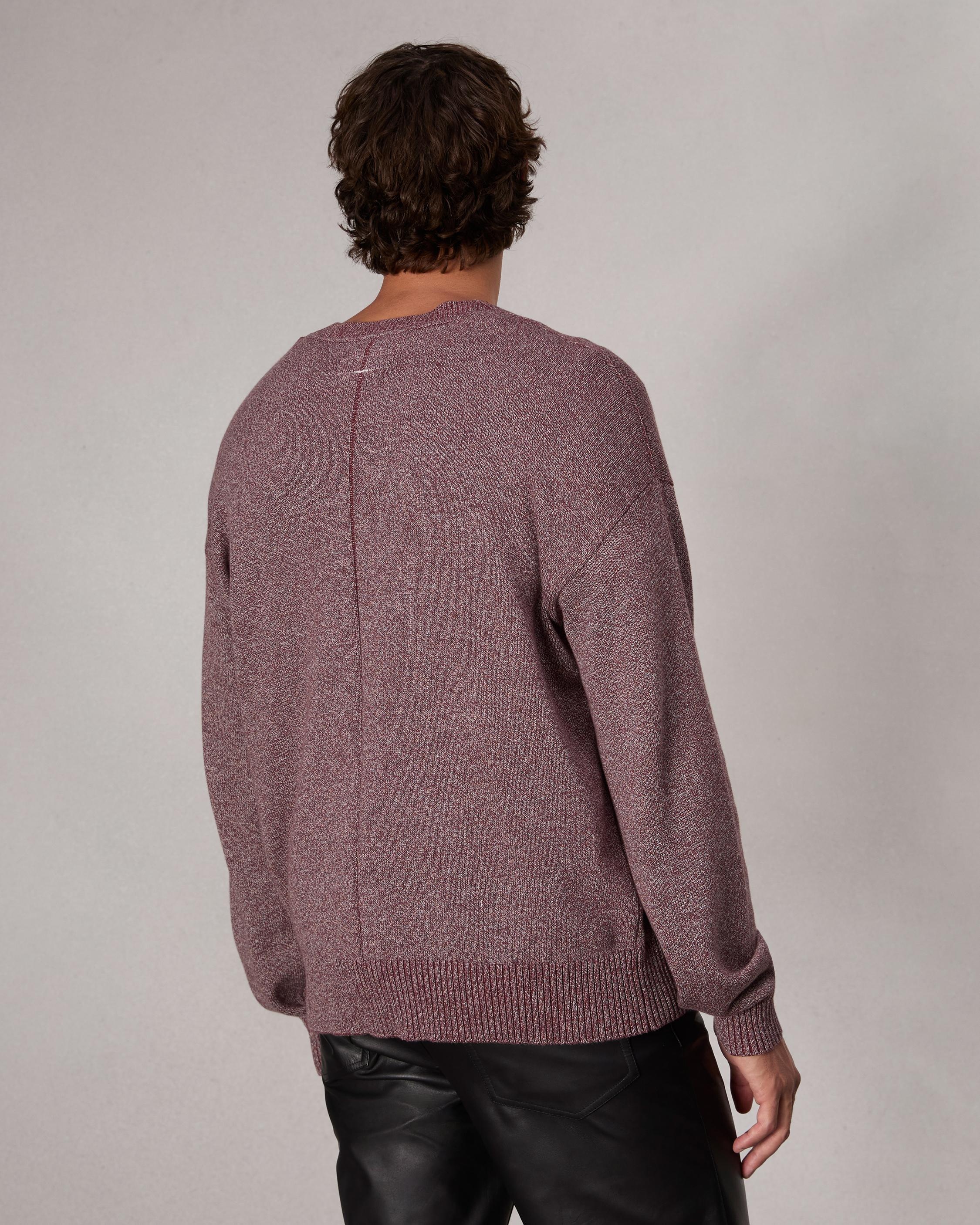Marled Cotton Sweater - 5