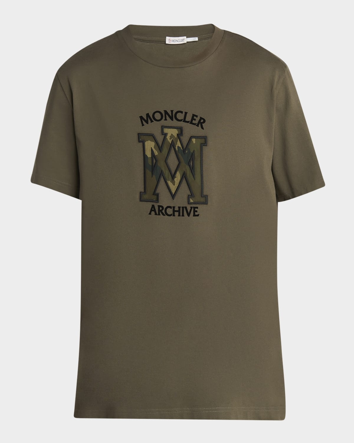 Men's Camouflage Logo Crewneck T-Shirt - 1