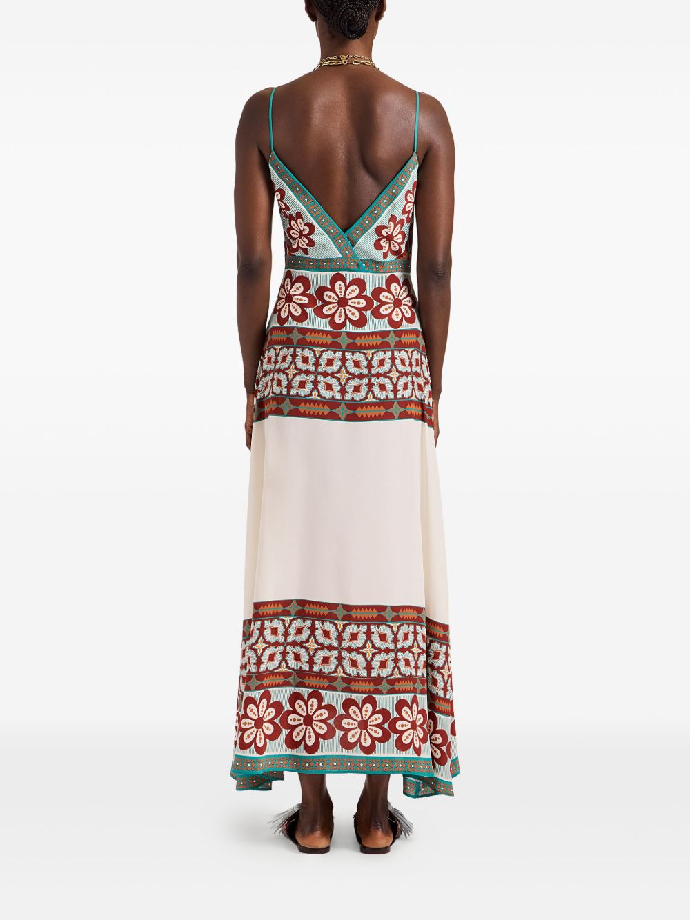 Turn Around floral-print maxi dress - 4