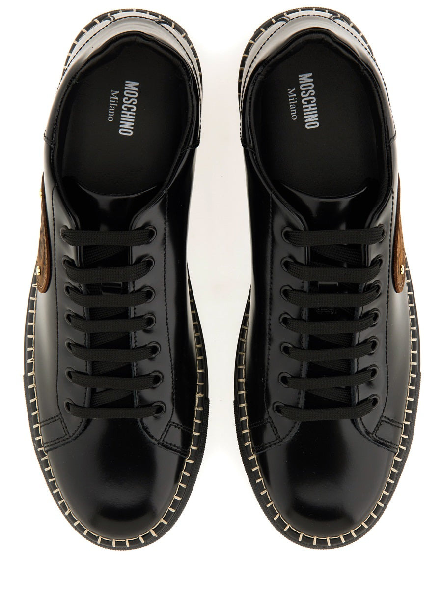 Moschino Men Leather Sneaker - 6