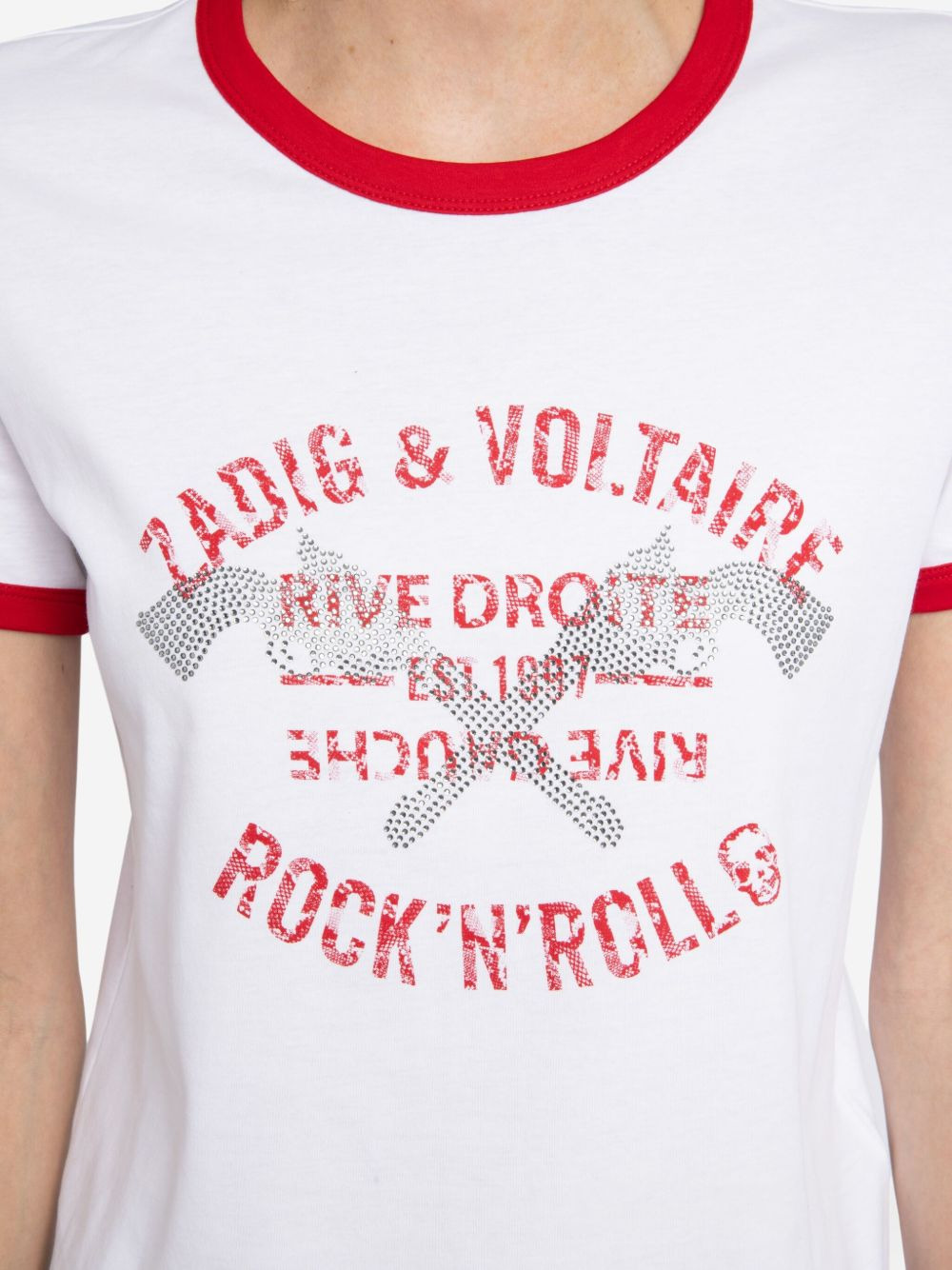 rhinestone-embellished T-shirt - 4
