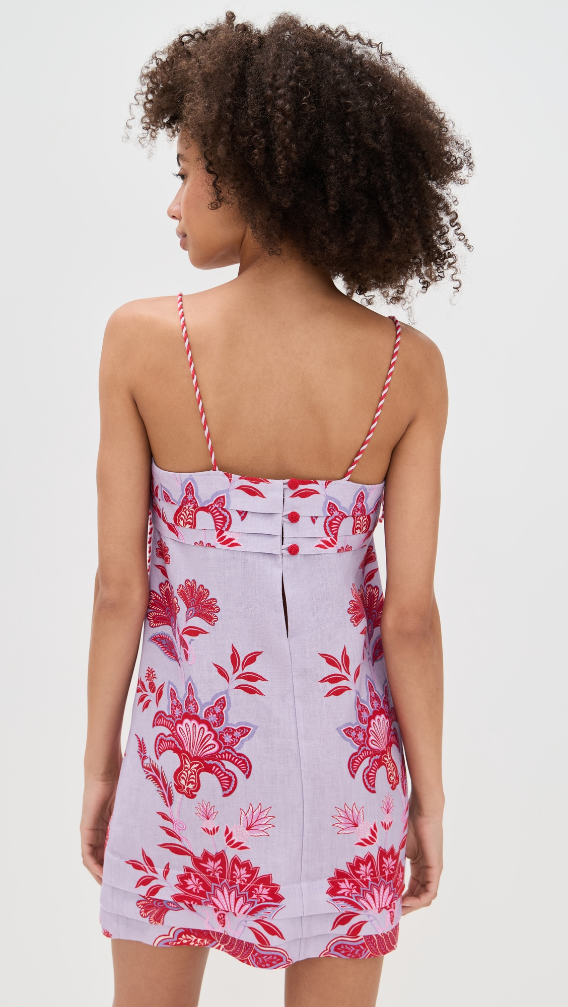 Porcelain Garden Lilac Mini Dress - 2