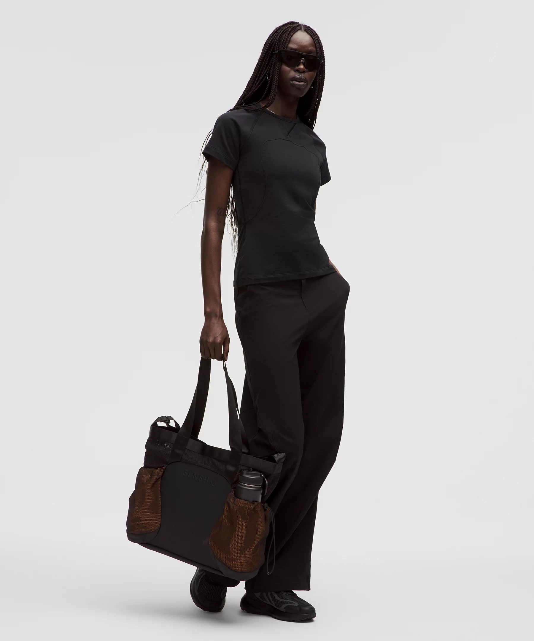 Multi-Pocket Side-Cinch Tote Bag 19.5L *SLNSH Collection - 2