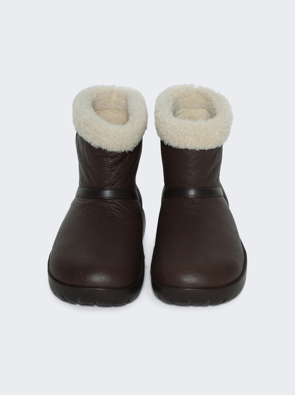 Snap Ankle Boot Fondant Shearling - 5