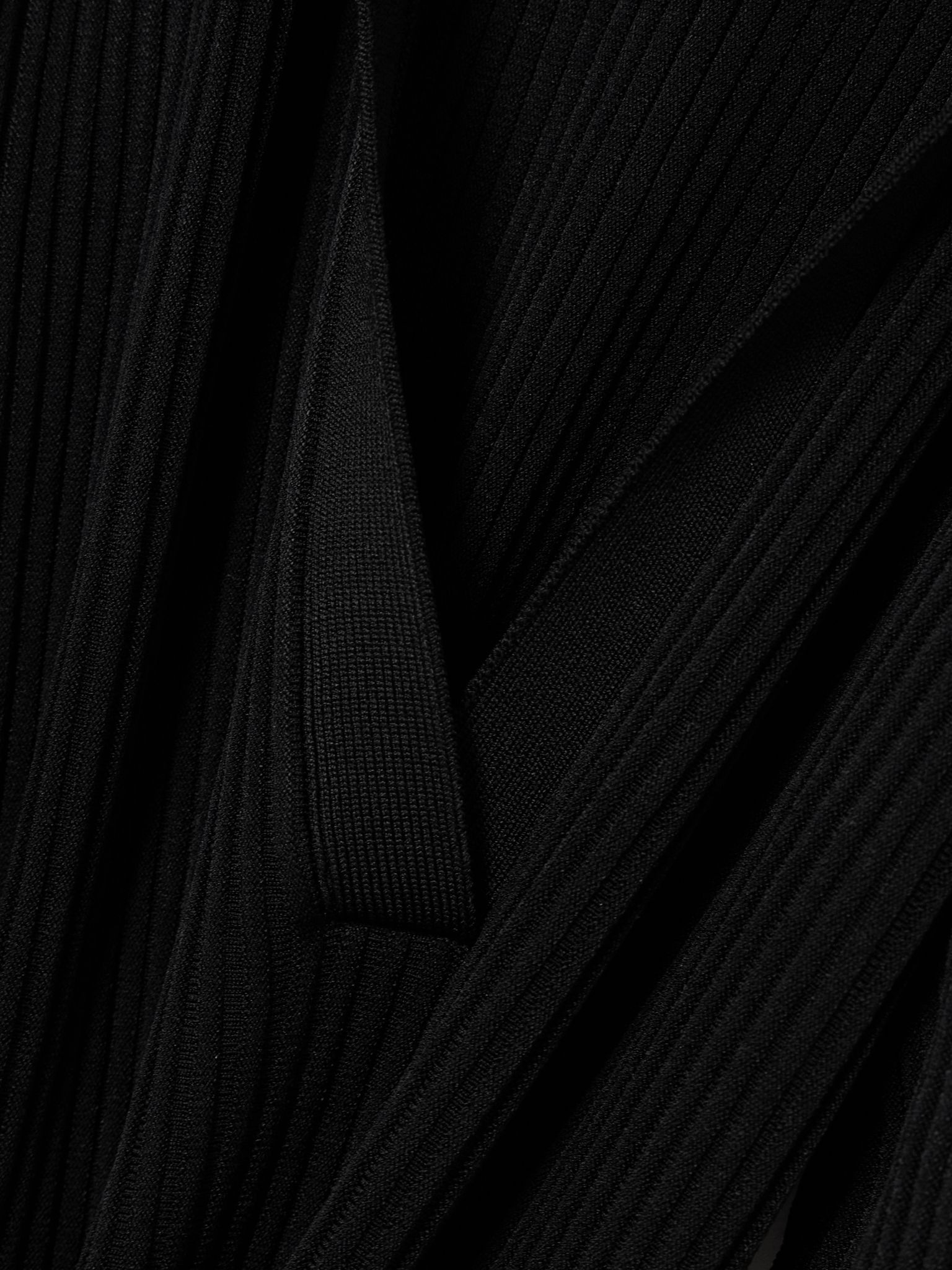 Pati ribbed-knit midi dress Black - 4
