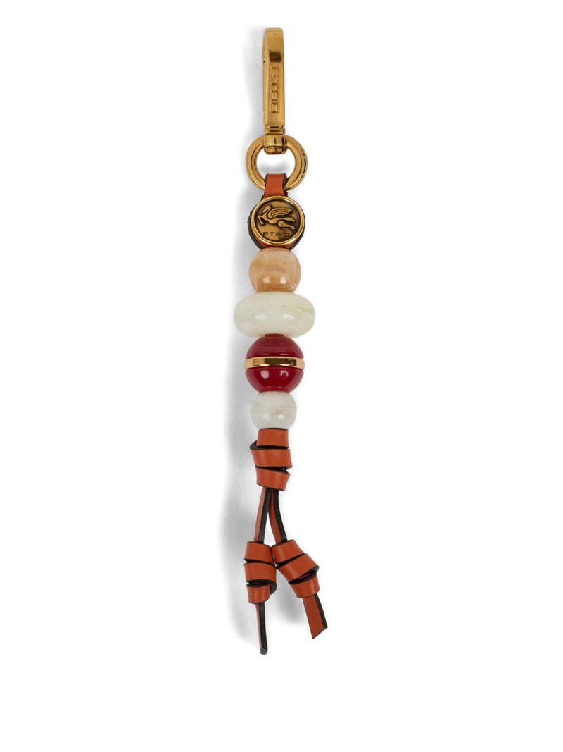 logo-detail bag charm 1