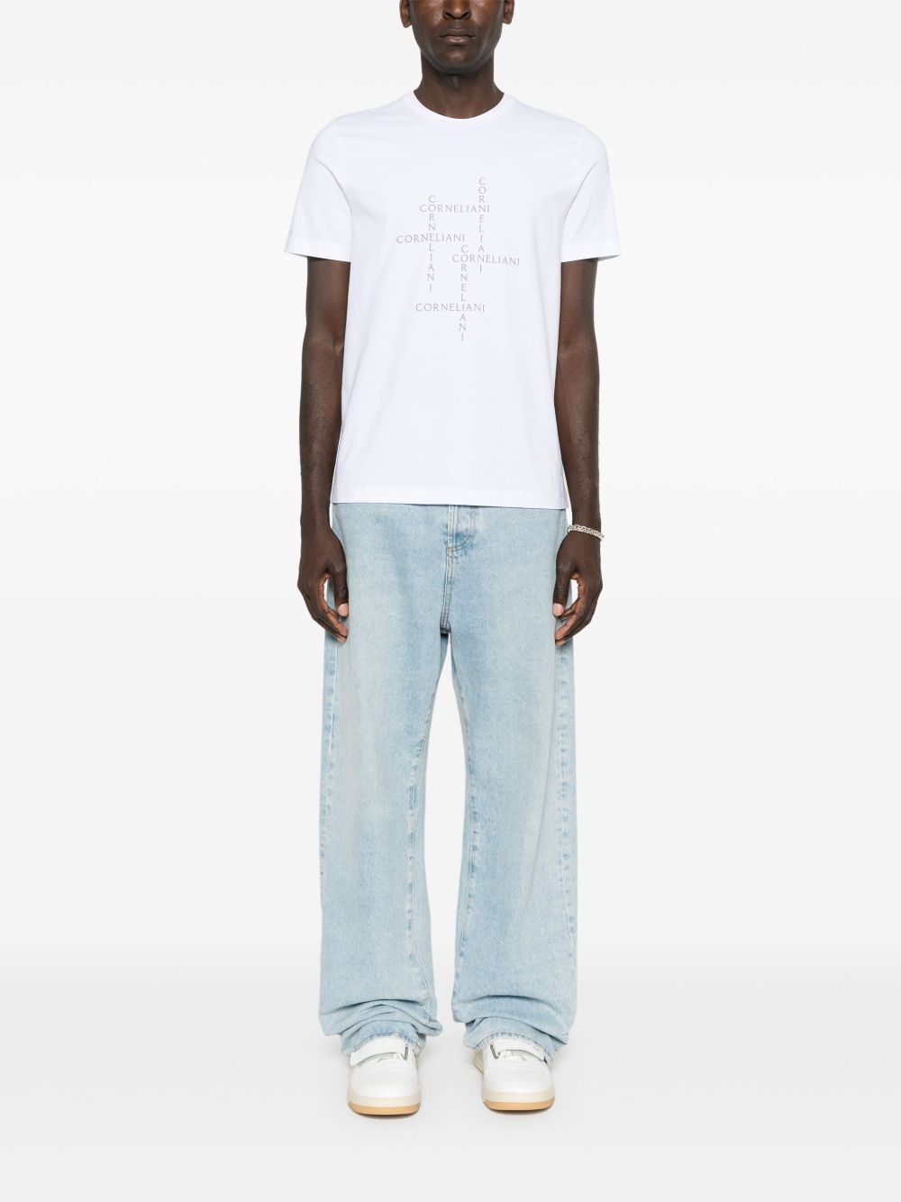 crew-neck stretch-jersey T-shirt - 2