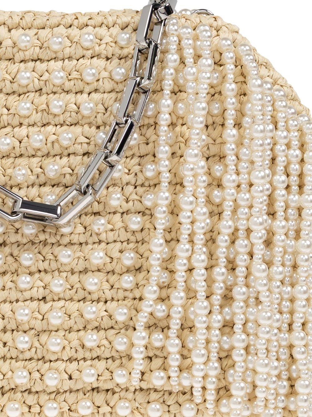 pearl-embellished tote bag - 6