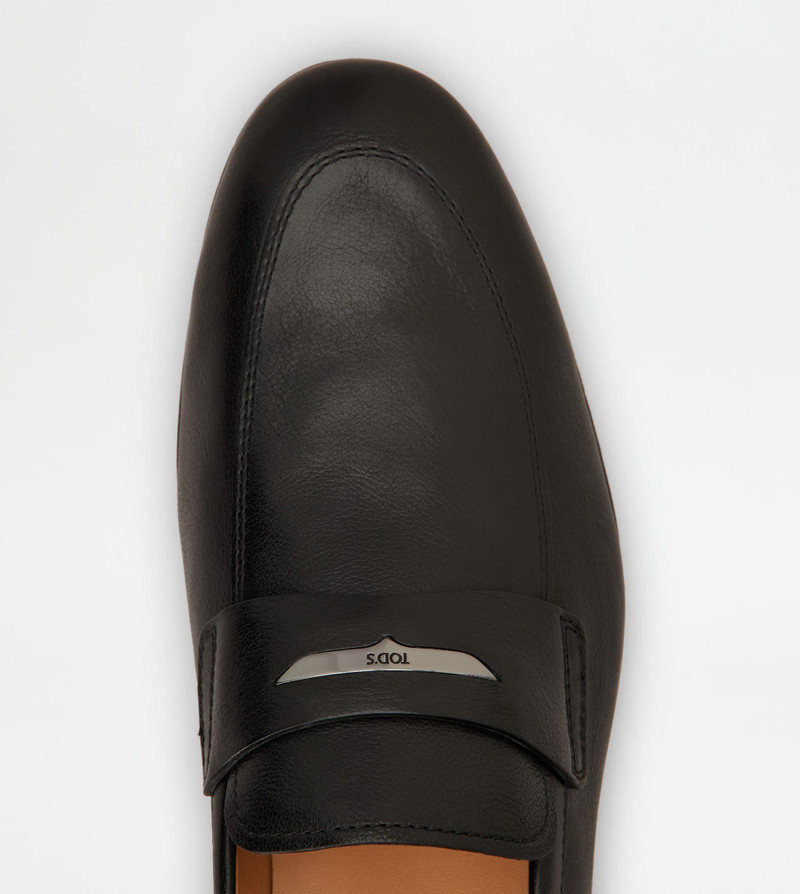 LOAFERS IN LEATHER - BLACK 5