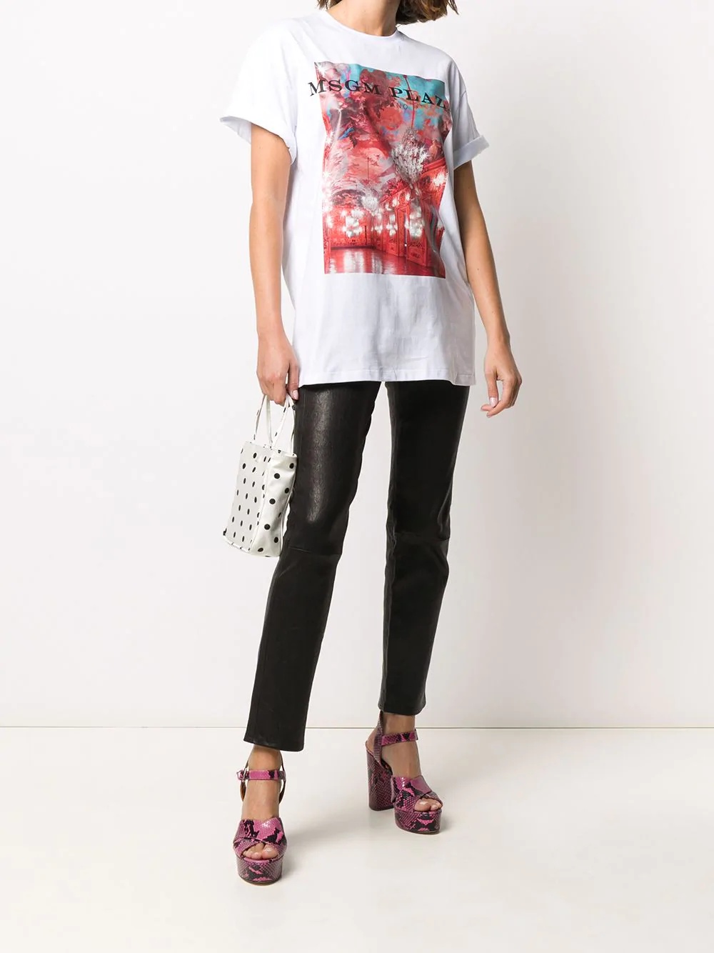 graphic print T-shirt - 2