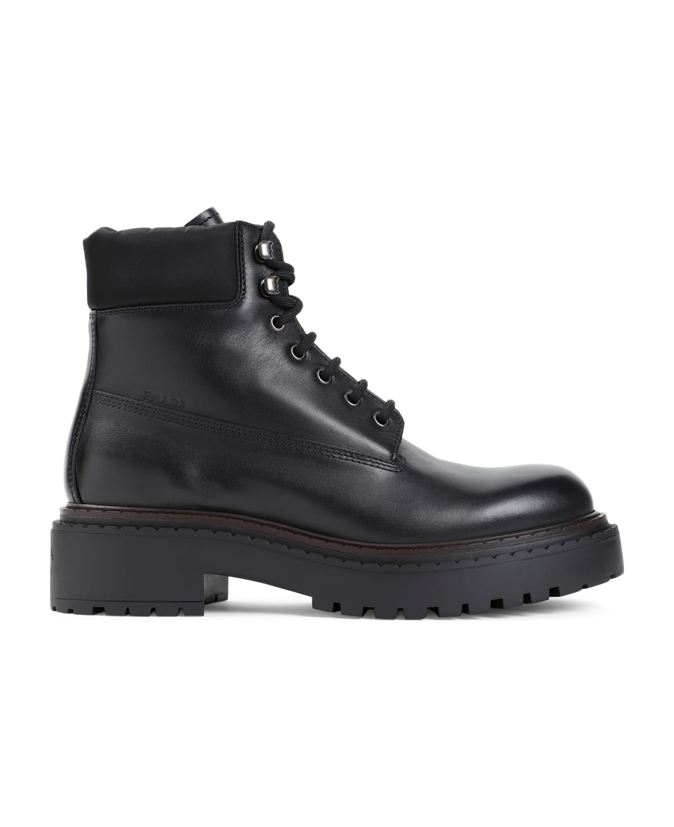Black Leather Ankle Boots - 2