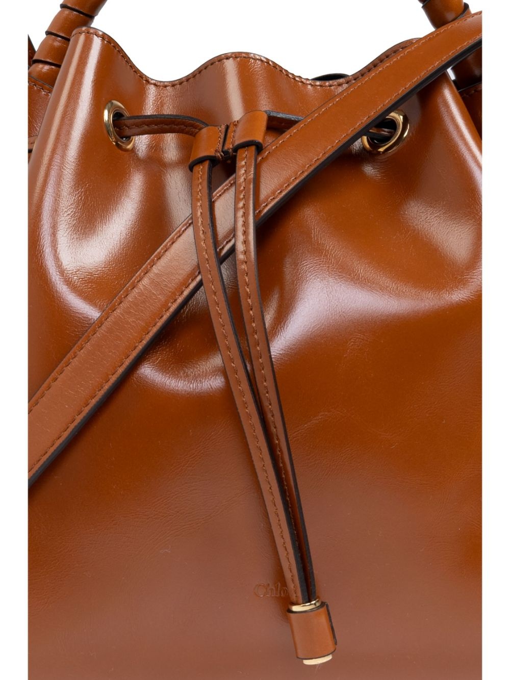 leather bucket bag - 6