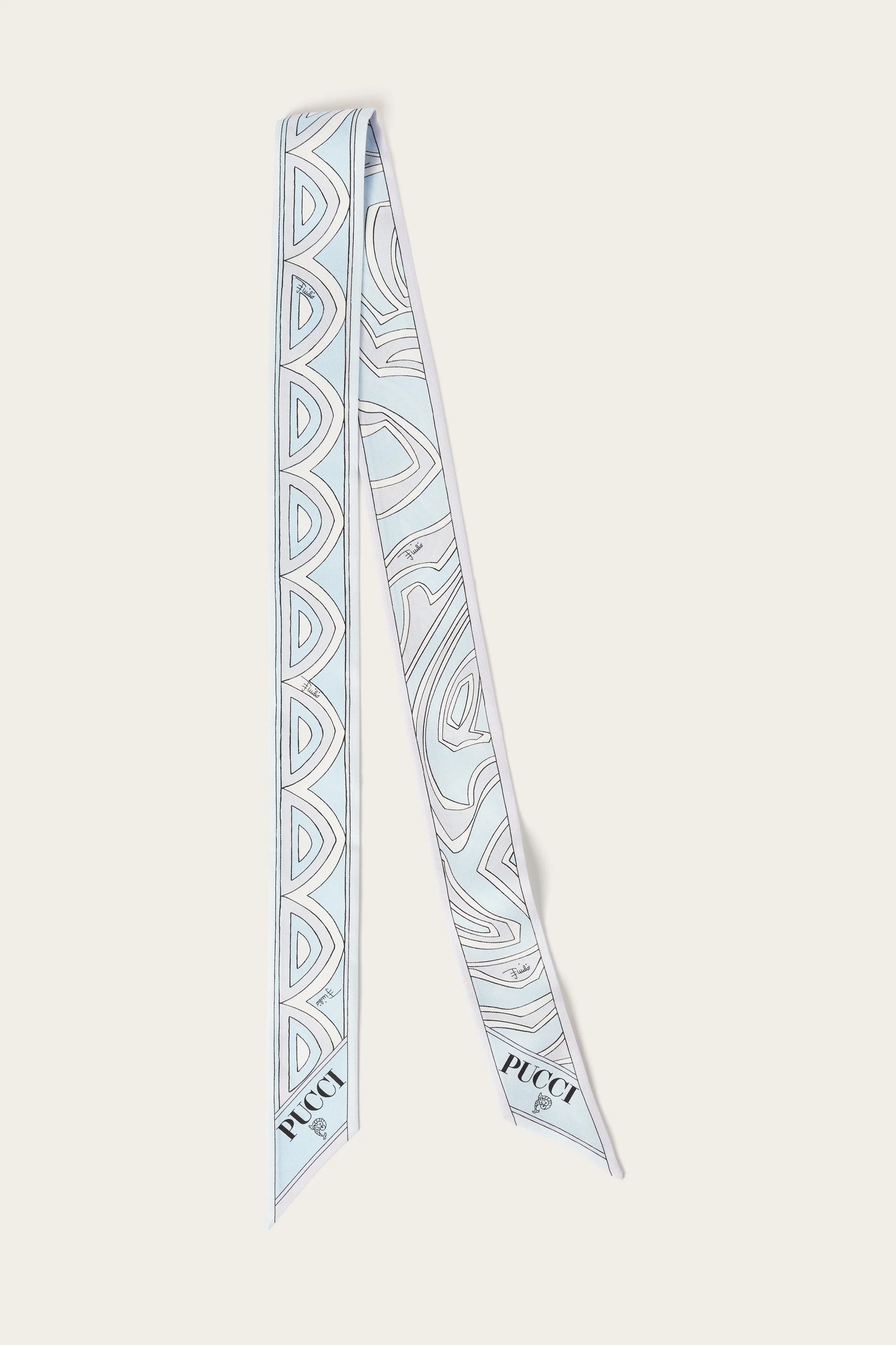 MIXED PRINT SILK BANDEAU - 1