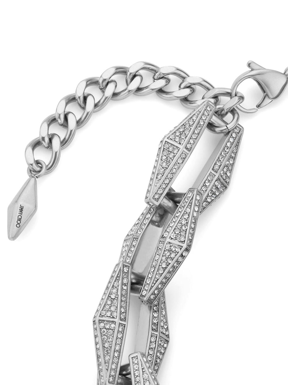Diamond Chain crystal-embellished necklace - 4