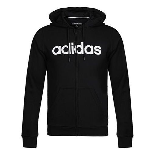 Men's adidas Ce Zip Hdy Jacket Black DM4282 - 1