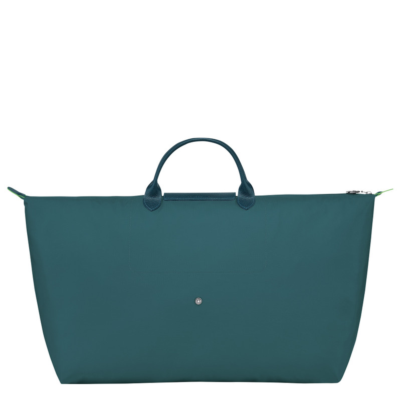 Le Pliage Green M Travel bag Peacock - Recycled canvas 4