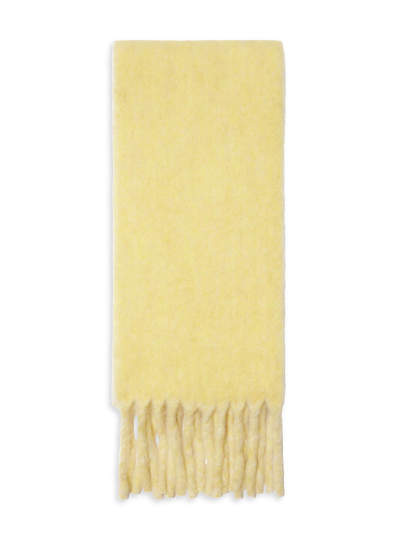 Women's Mu Logo Alpaca-Blend Jacquard Scarf - Sandstone 6