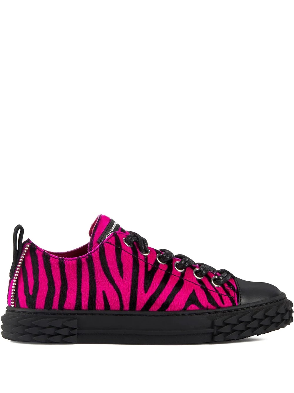 Blabber zebra-print sneakers - 1