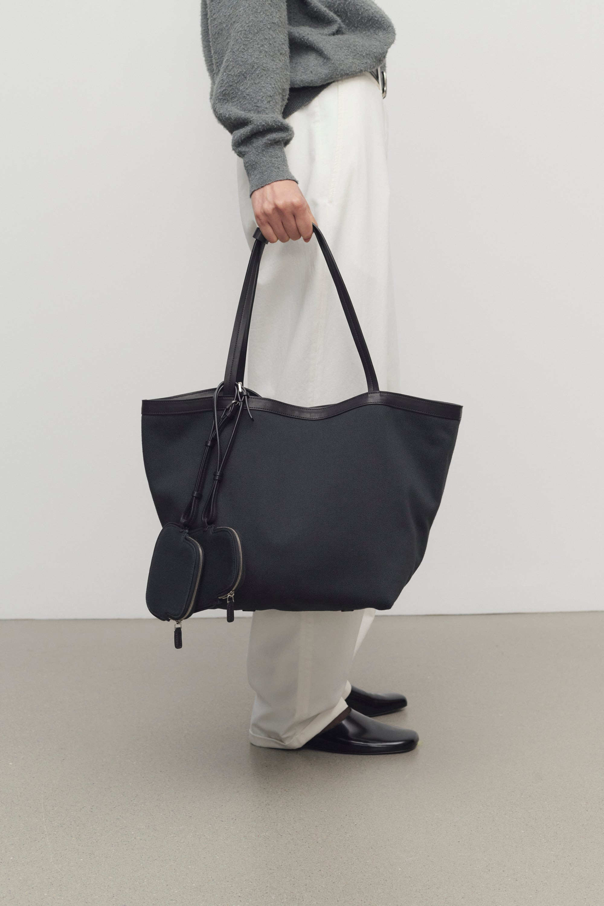 Park Tote Three Canvas Bag in Cotton and Leather - 6
