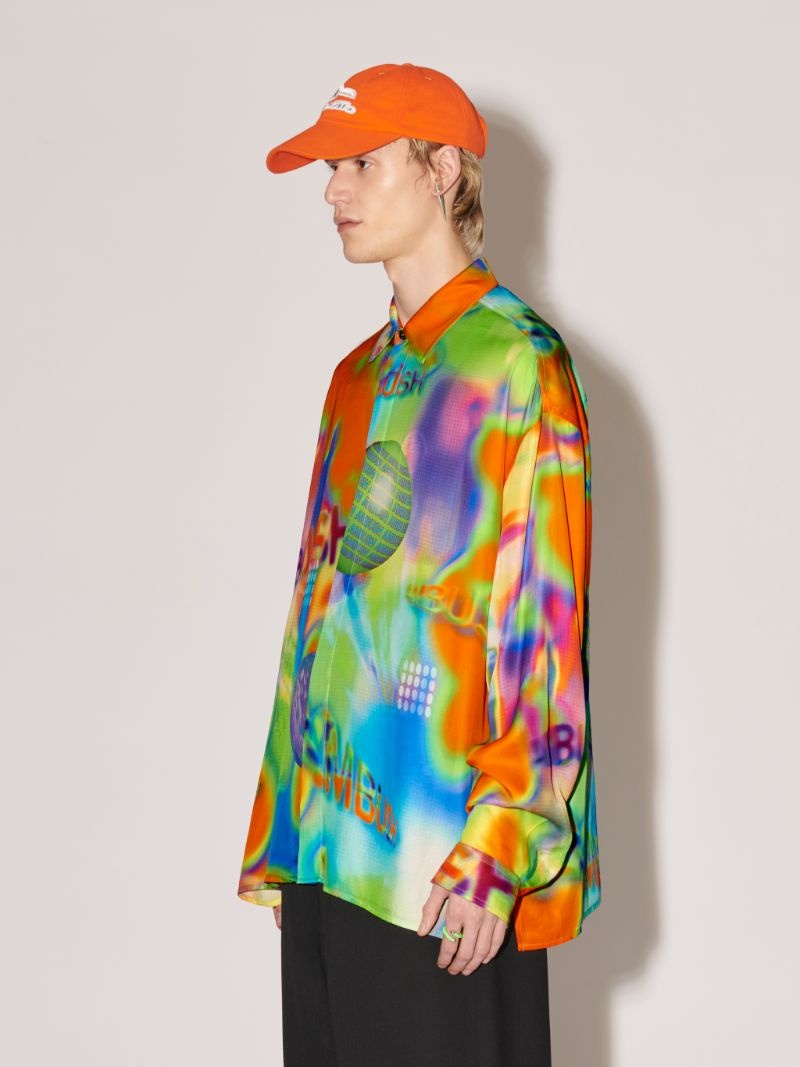 REGULAR FIT LS ALLOVER SHIRT - 5