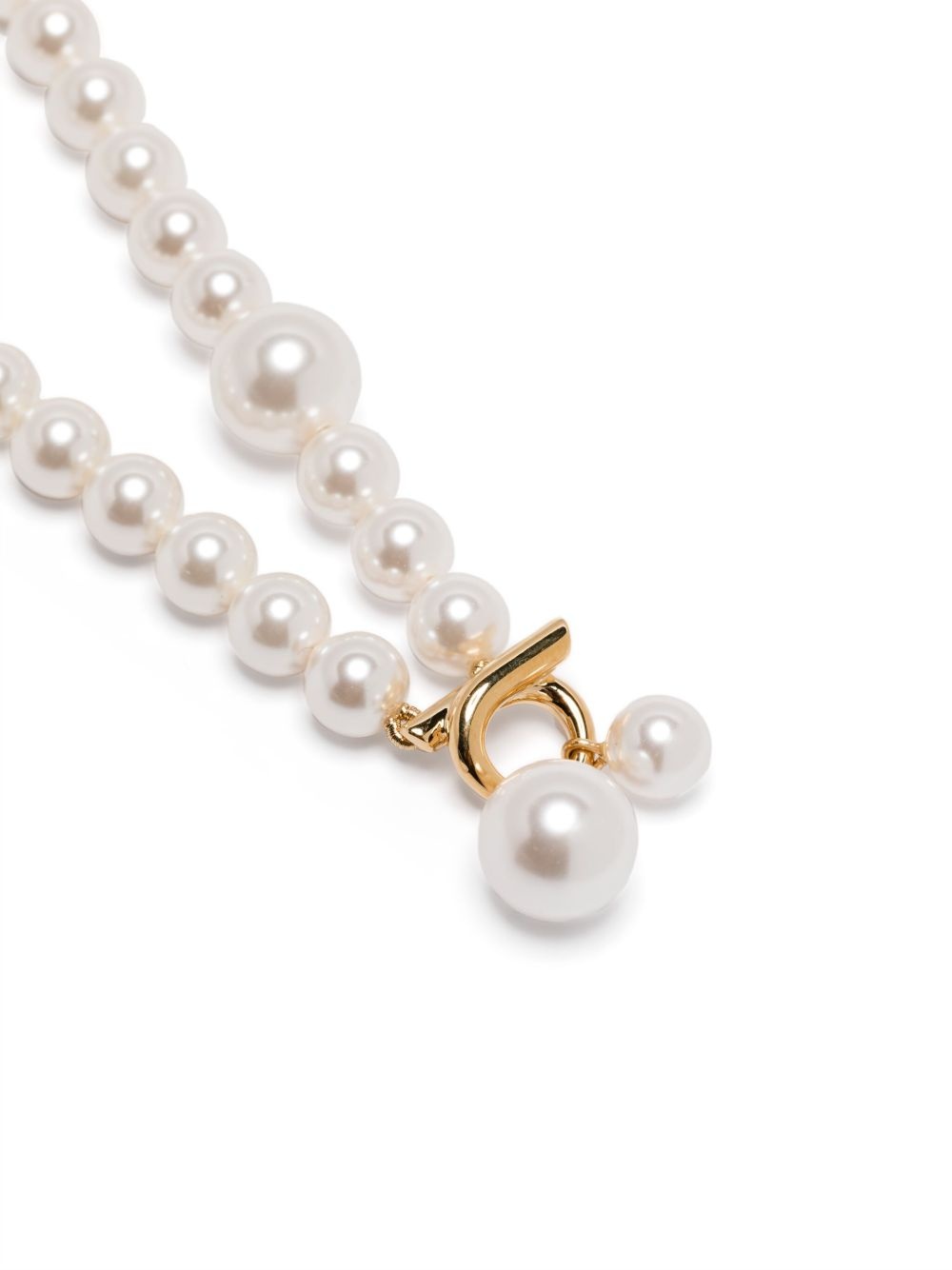 pearl-embellished necklace - 3