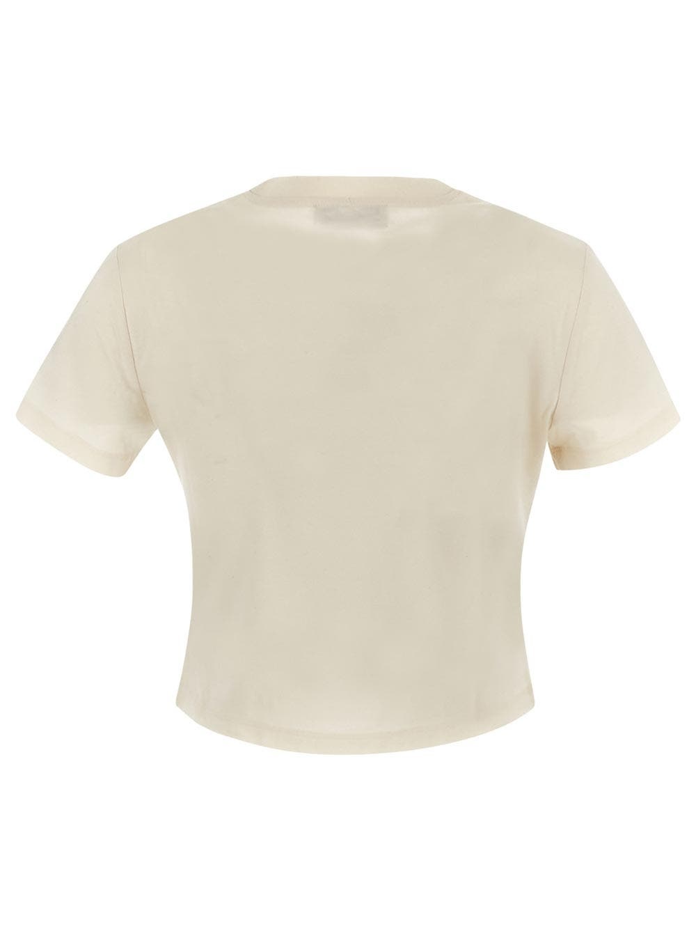 【関税&送料込】Miu Miu Cotton Reversible T-Shirt Miu Miu Jersey T-shirt | REVERSIBLE