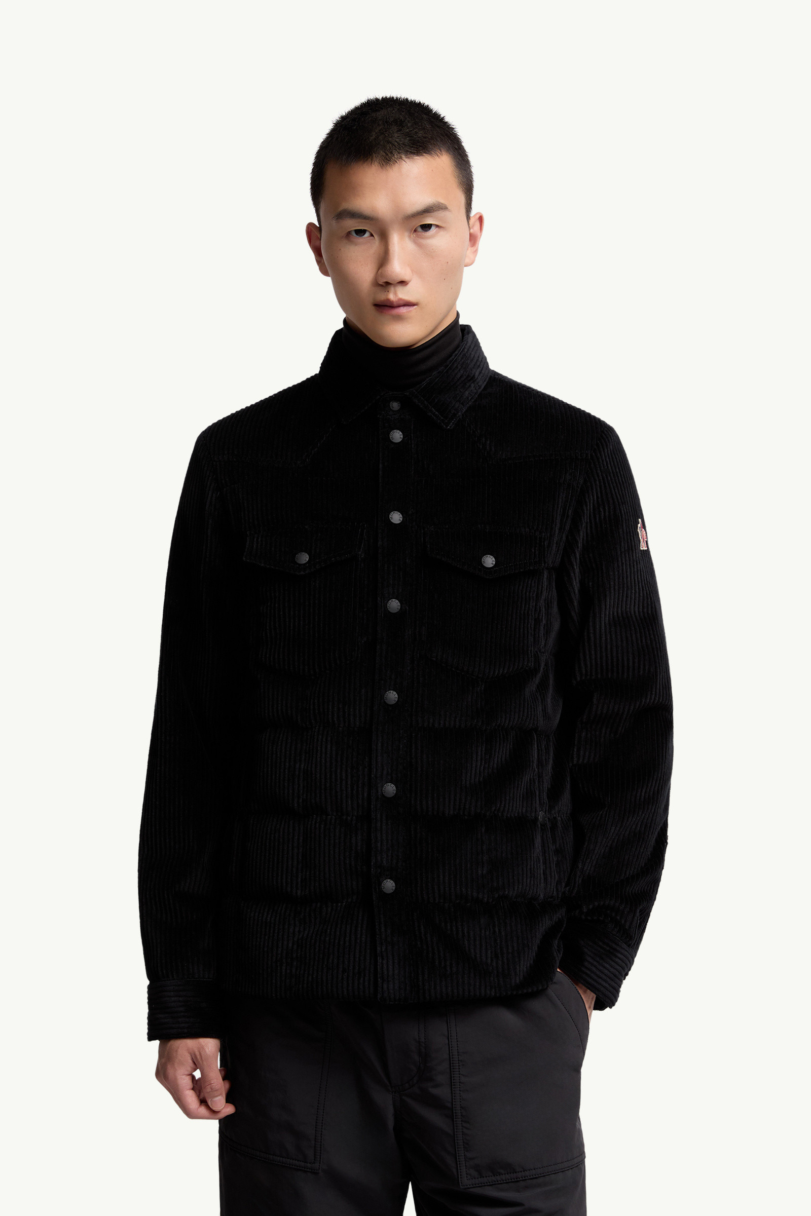 Gelt Corduroy Down Shirt Jacket - 3