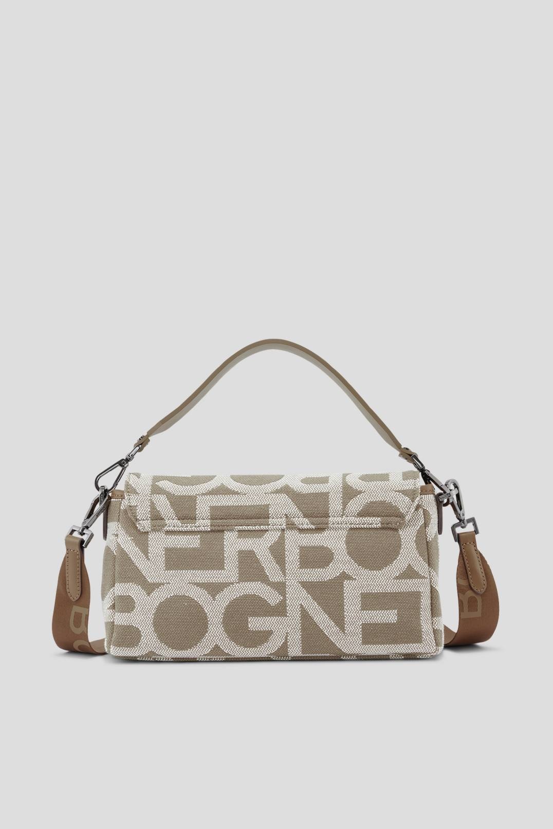 PANY NERA SHOULDER BAG IN BEIGE/WHITE - 3