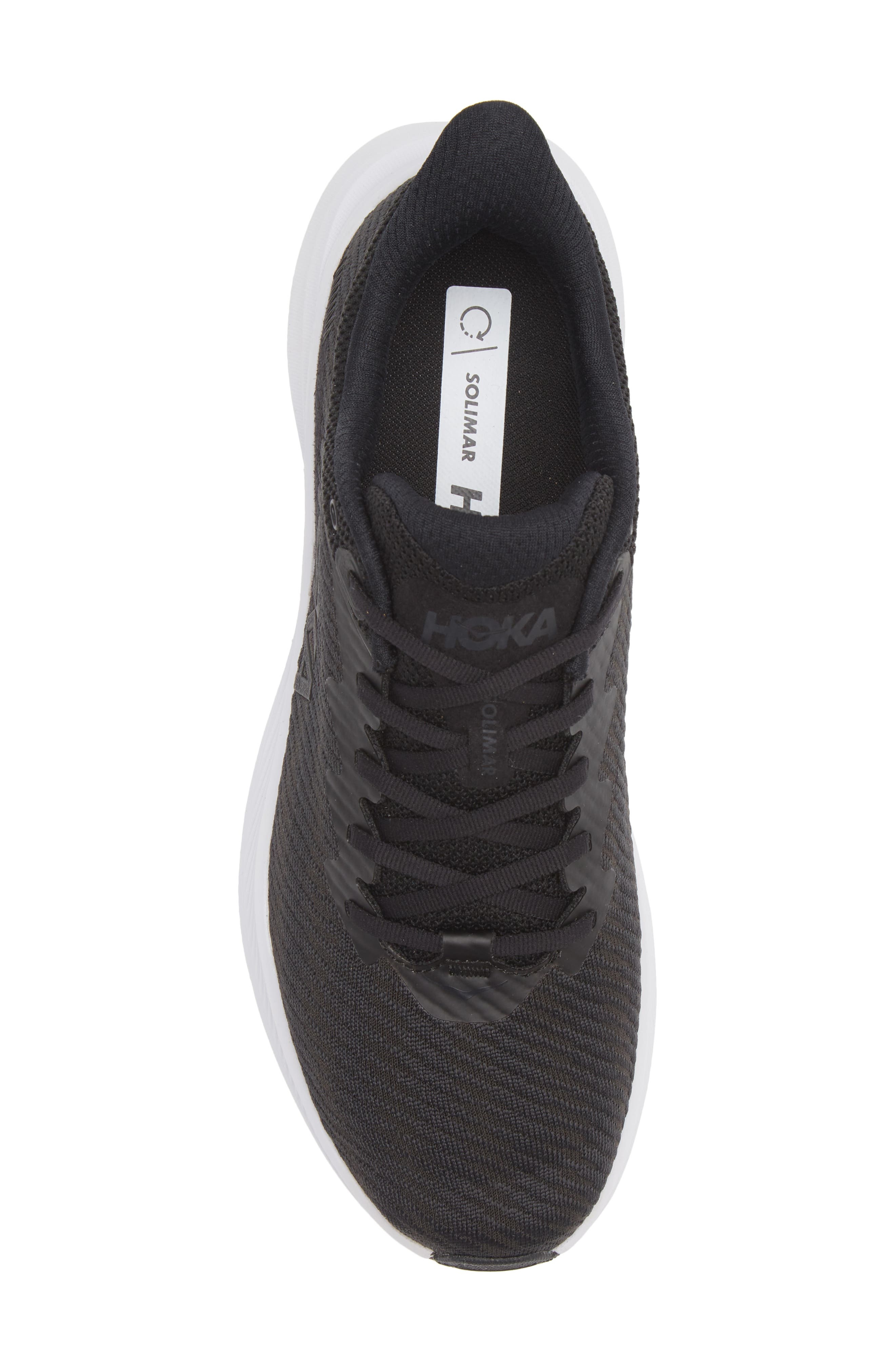 HOKA Solimar Running Shoe in Black /White at Nordstrom - 5